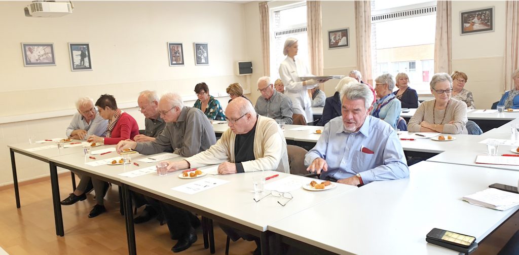 Groupe de dégustation de Fingerfood